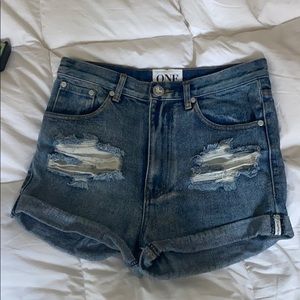 One Teaspoon denim shorts
